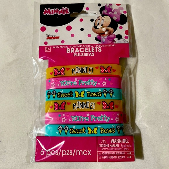 Disney Jewelry - Disney Plastic Minnie Bracelets set/6 per package BOX5